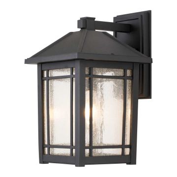 Quoizel Cedar Point QZ-CEDAR-POINT-L-BK Wandleuchte 1x60W/E27 IP44