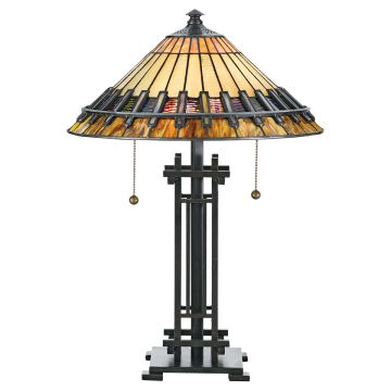 Quoizel CHASTAIN QZ-CHASTAIN-TL Tischleuchte 2x60W/E27