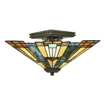 Quoizel INGLENOOK QZ-INGLENOOK-SF Deckenlampe 2x60W/E27