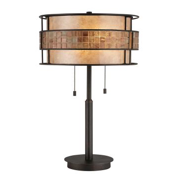 Quoizel LAGUNA QZ-LAGUNA-TL Tischleuchte 2x60W/E27