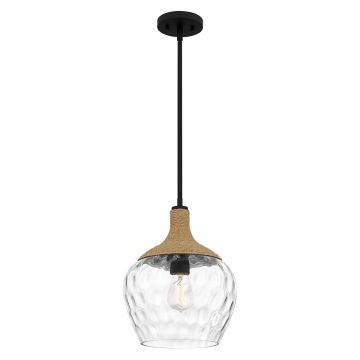 Quoizel Royer QZ-ROYER-1P-MBK Pendelleuchte 1x60W/E27 IP20