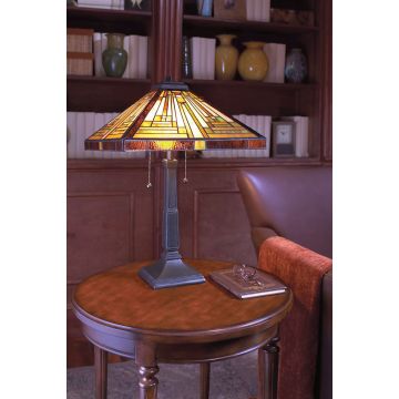 Quoizel STEPHEN QZ-STEPHEN-TL Tischleuchte 2x60W/E27