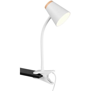 Trio PONGO R25831101 Schreibtischlampe mit Clip 1x4.5w/led 3000k 500lm ip20
