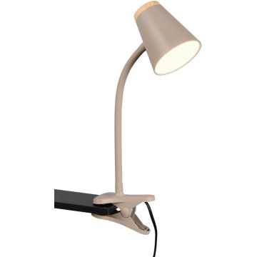 Trio PONGO R25831143 Schreibtischlampe mit Clip 1x4.5w/led 3000k 500lm ip20