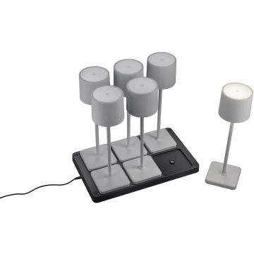 Trio FERNANDEZ R54096677 Tischleuchte 6x1w/led 2700+4000+6000k 130lm ip20