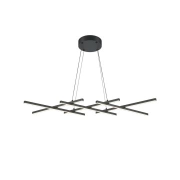 Maytoni Halo MOD244PL-L50BK Pendelleuchte 1x40W/LED 800lm IP20