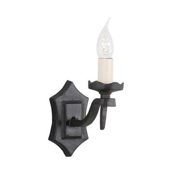 Elstead Lighting RECTORY RY1B-BLACK Wandleuchte 1x60W/E14