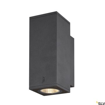 SLV ENOLA SQUARE 1003418 Wandleuchte 2x7.8W/LED 3000/4000K 620/700LM IP65