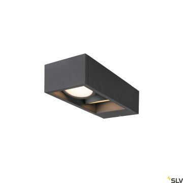SLV ESKINA 1004748 Wandleuchte 2x27W/LED 3000/4000K 2200/2400LM IP65