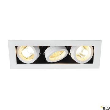 SLV KADUX 115531 Einbau-Downlight 3x50W/GU10 IP20