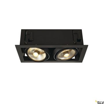 SLV KADUX 115550 Einbau-Downlight 2x75W/GU10/ES111 IP20
