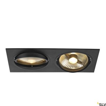 SLV NEW TRIA 113840 Einbau-Downlight 2x75W/GU10/ES111 IP20