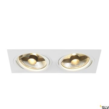 SLV NEW TRIA 113841 Einbau-Downlight 2x75W/GU10/ES111 IP20