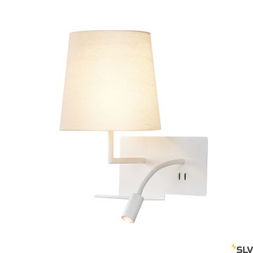 SLV SOMNILA 1003459 Wandleuchte 1x40W/LED 3000K 120LM