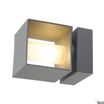 SLV SQUARE 1000335 Wandleuchte 1x42W/G9 IP44