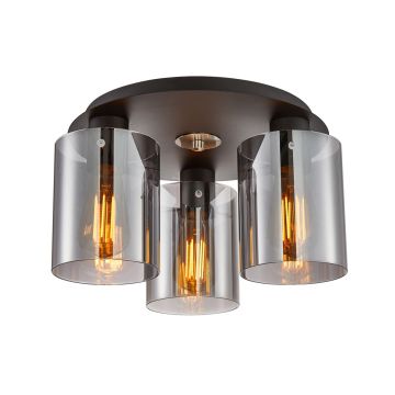 Italux Sardo SPL-5581-3SC-BK-SG Deckenleuchte 3x40W/E27 IP20