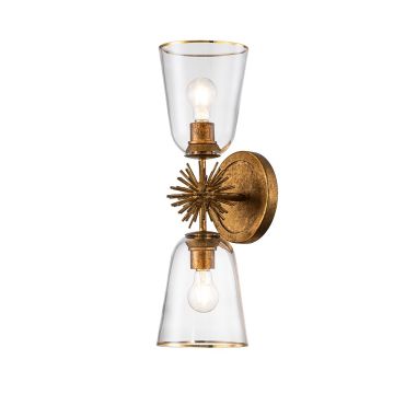 Elstead Lighting Staring STARING-2WB-DG-CLEAR Wandleuchte 2x40W/E27 IP20