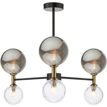 Dar Lighting Takara TAK0654-03-24 Deckenlampe 6x20w/g9 ip20
