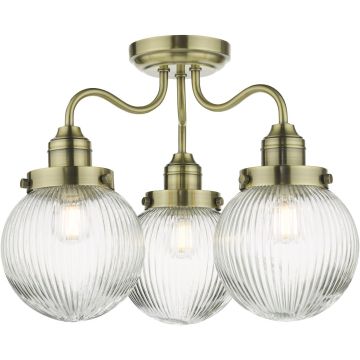 Dar Lighting Tamara TAM5375-IP44 Deckenlampe 3x40w/e14 ip44