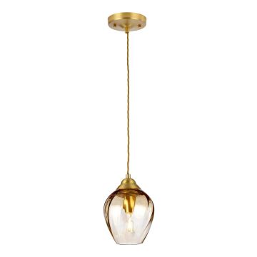Elstead Lighting Tiber TIBER-P-AMBER Pendelleuchte 1x60W/E27