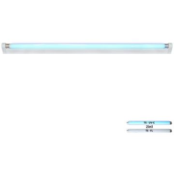 Prezent GERMICIDAL LAMP V. UV 70003 Bakterizide Lampe 1x28w/uv-c+1x28w/t5 4000k 1550lm|1550lm ip20