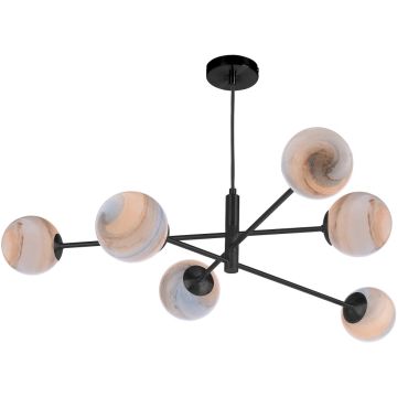 Dar Lighting Vignette VIG0622-07L Pendelleuchte 6x40w/g9 ip20
