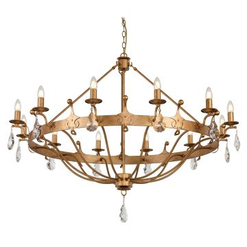 Elstead Lighting WINDSOR WINDSOR12-GOLD Kronleuchter 12x60W/E14