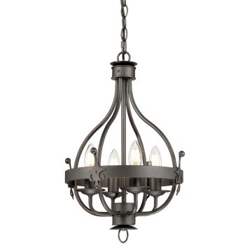 Elstead Lighting WINDSOR WINDSOR4-GR Kronleuchter 4x60W/E14