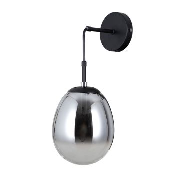Italux Meolo WL-40825-1-BK Wandleuchte 1x40W/E14 IP20