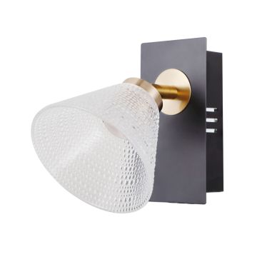 Italux Orella WL-34393-1-BK-HBR Wandleuchte 1x4W/LED 3000K 197lm IP20
