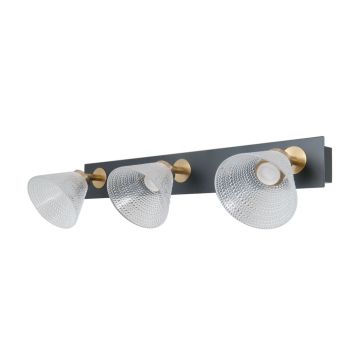 Italux Orella WL-34393-3-BK-HBR Wandleuchte 3x12W/LED 3000K 750lm IP20