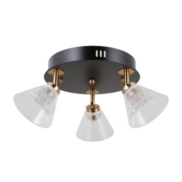 Italux Orella WL-34393-3R-BK-HBR Spot 3x12W/LED 3000K 750lm IP20