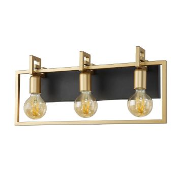 Italux PRIMERO WL-44003-3-BK-GD Wandleuchte 3x60W/E27 IP20