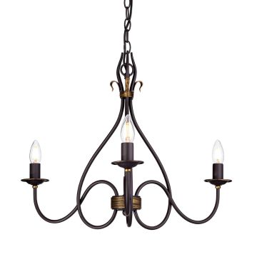 Elstead Lighting WINDEMERE WM3 Kronleuchter 3x60W/E14