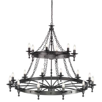 Elstead Lighting WARWICK WR18-GRAPHITE Kronleuchter 18x60W/E14