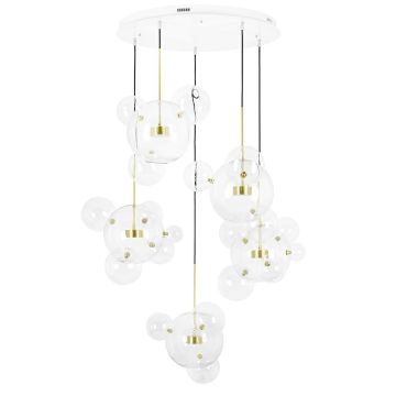 King Home CAPRI DISC XCP9148-5A Pendelleuchte 10x7W/LED 3000K IP20