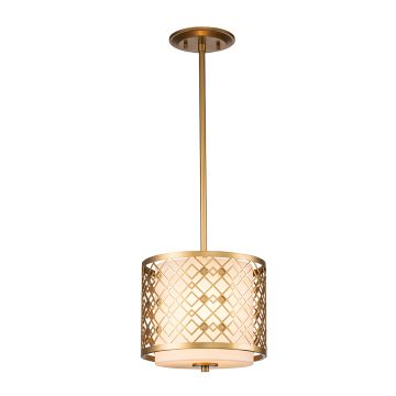 Elstead Lighting Ziggy ZIGGY-1P-S-LG Pendelleuchte 2x40 W/E14