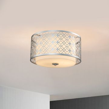 Elstead Lighting Ziggy ZIGGY-F-M-LS Deckenleuchte 2x60 W/E27
