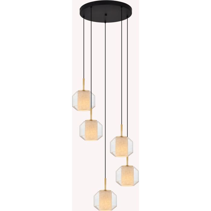 Zuma Line-SOLIX-DU32201A/5L-ZUMDU32201A/5L