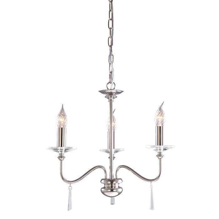 Elstead Lighting-FINSBURY PARK-FP3-POL-NICKEL-ELSFP3-POL-NICKEL
