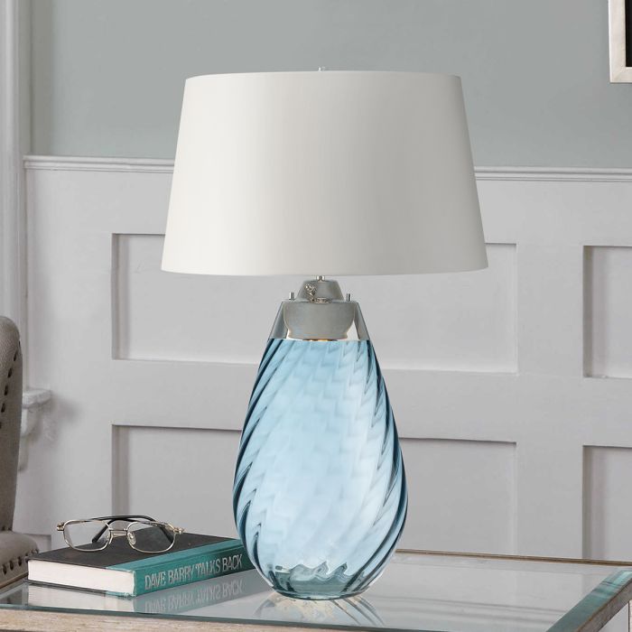 Elstead Lighting-LENA LARGE-LENA-TL-L-BLUE-OWSS-ELSLENATLLBLUEOWSS