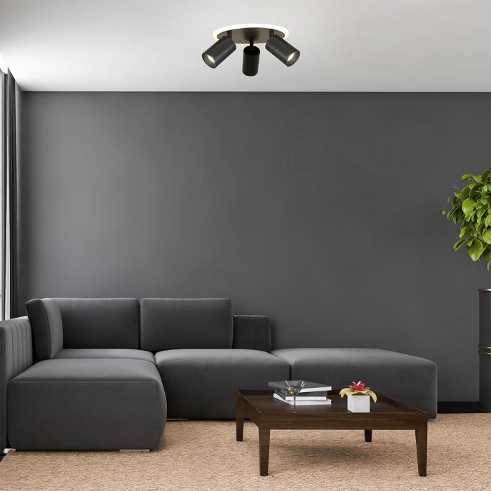 Light Prestige-Parma-LP-0612/3C Round BK-PRGLP-0612/3CRoundBK