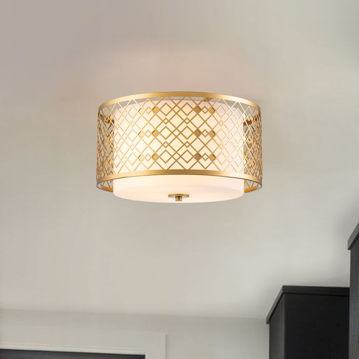 Elstead Lighting-Ziggy-ZIGGY-F-M-LG-ELSZIGGY-F-M-LG